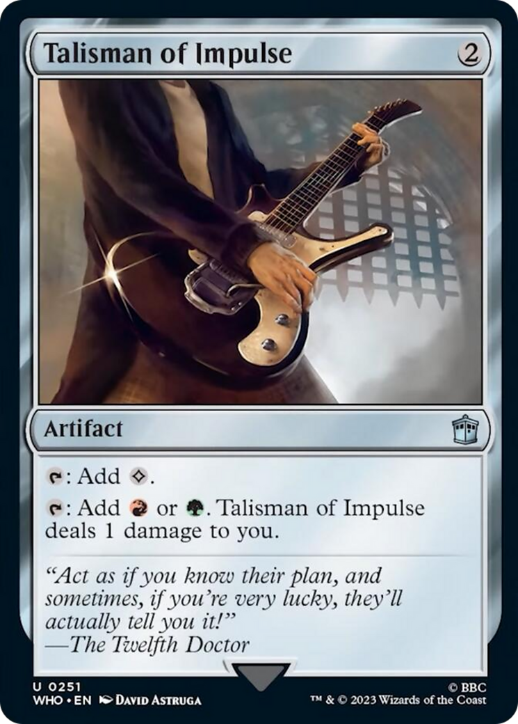 Talisman of Impulse [Doctor Who] | Card Merchant Takapuna