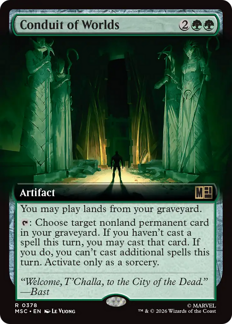 Conduit of Worlds (Extended Art) [Marvel Super Heroes Commander] | Card Merchant Takapuna