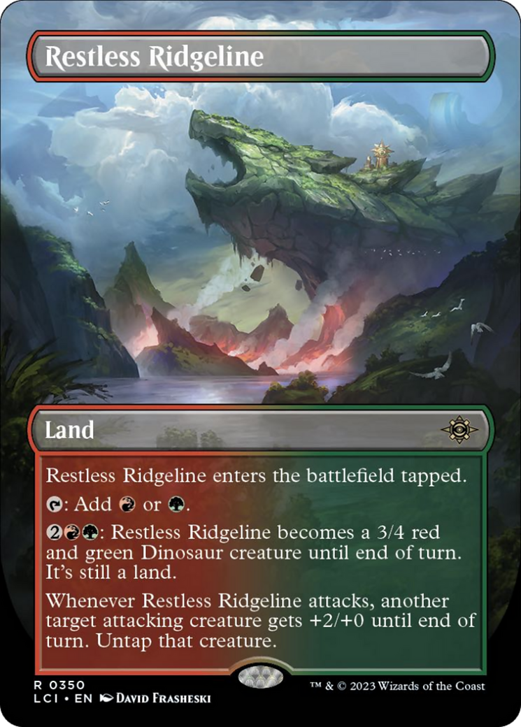 Restless Ridgeline (Borderless) [The Lost Caverns of Ixalan] | Card Merchant Takapuna