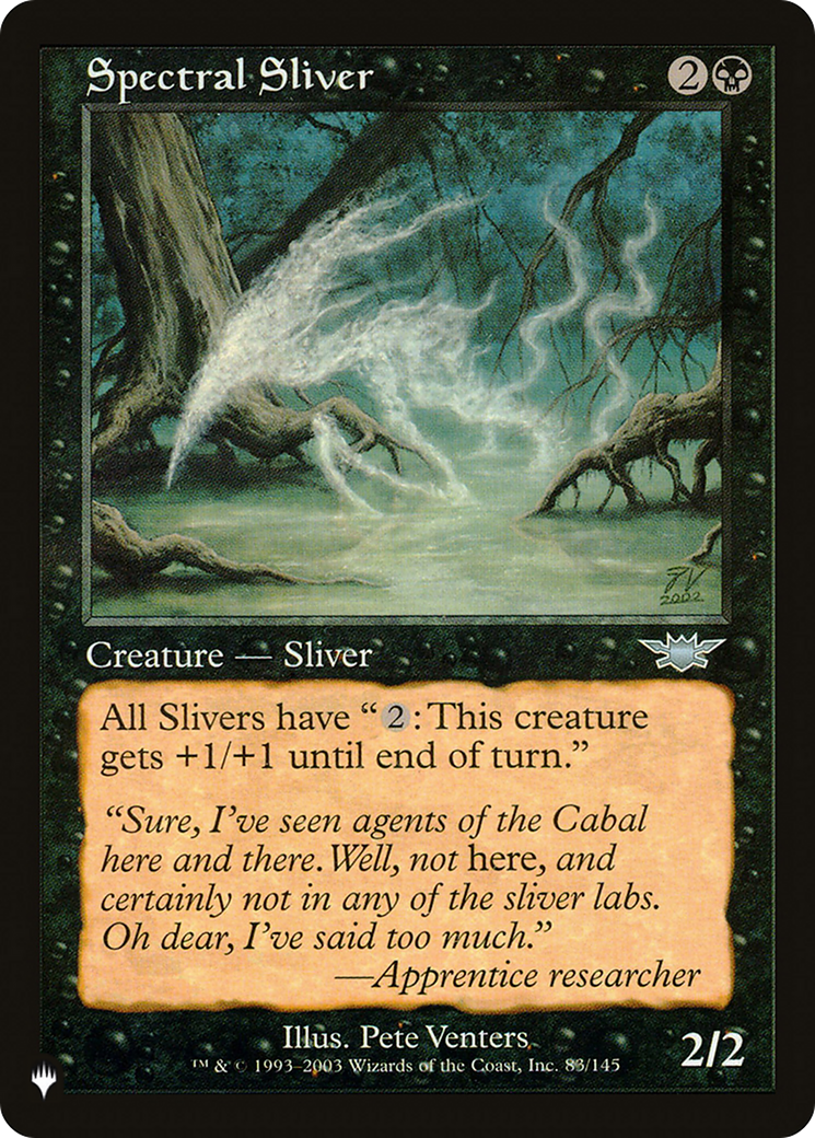 Spectral Sliver [The List] | Card Merchant Takapuna