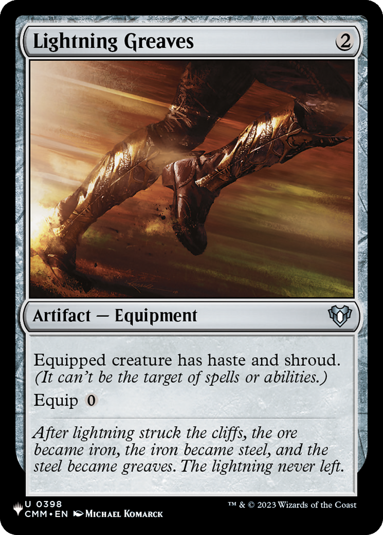 Lightning Greaves (CMM) [The List] | Card Merchant Takapuna