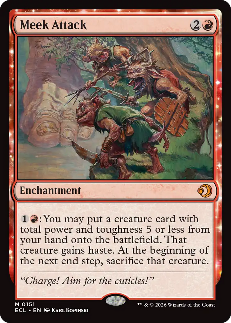 Meek Attack [Lorwyn Eclipsed] | Card Merchant Takapuna