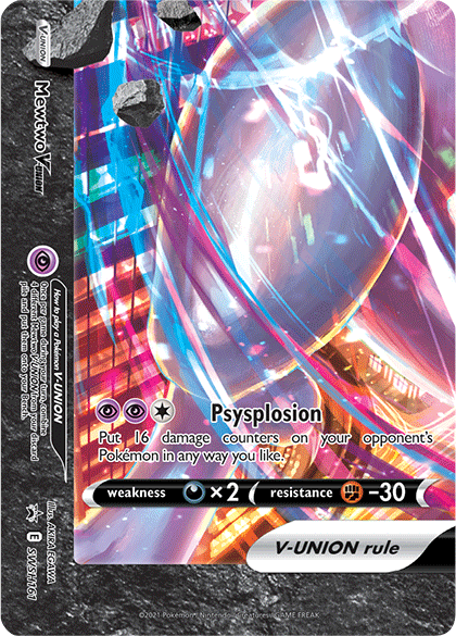 Mewtwo V-Union (SWSH161) [Sword & Shield: Black Star Promos] | Card Merchant Takapuna