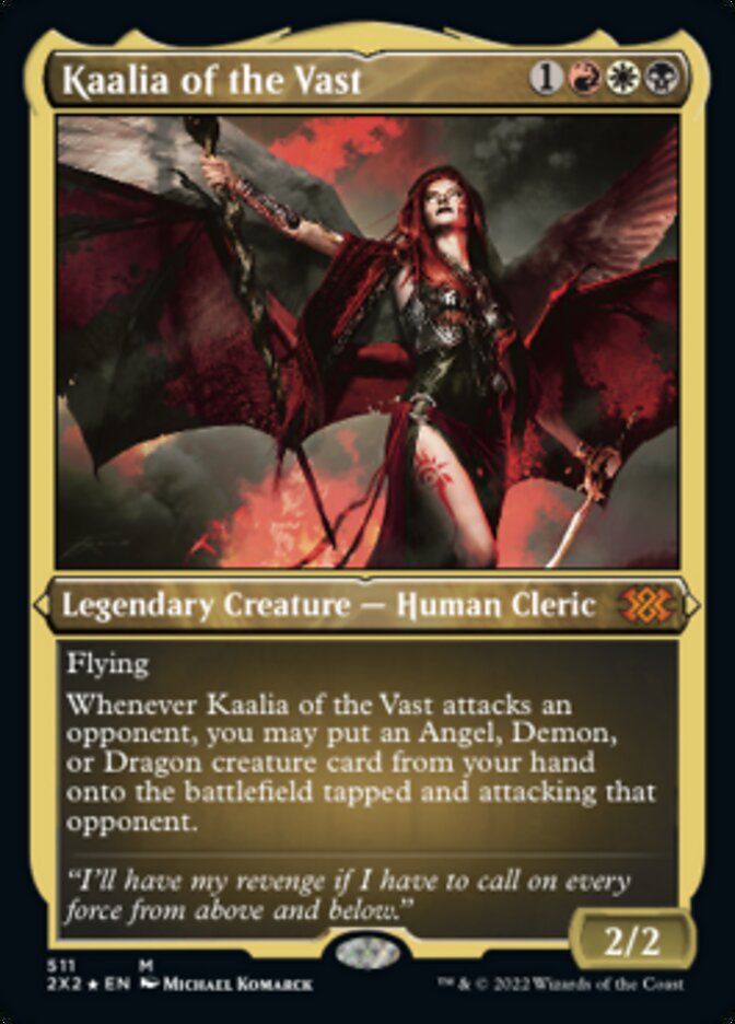 Kaalia of the Vast (Foil Etched) [Double Masters 2022] | Card Merchant Takapuna