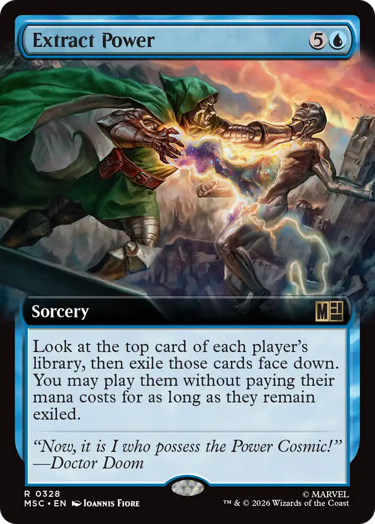 Extract Power (Extended Art) [Marvel Super Heroes Commander] | Card Merchant Takapuna