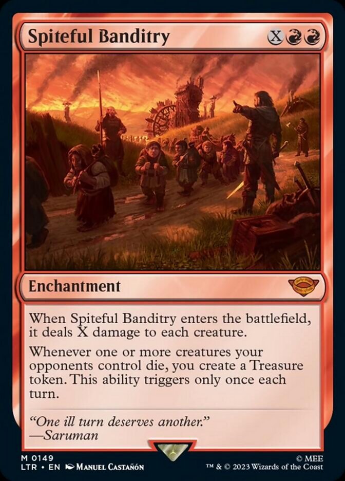 Spiteful Banditry [The Lord of the Rings: Tales of Middle-Earth] | Card Merchant Takapuna