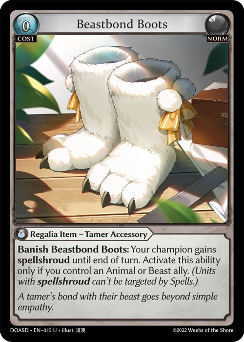 Beastbond Boots (015) [Dawn of Ashes: Starter Decks] | Card Merchant Takapuna