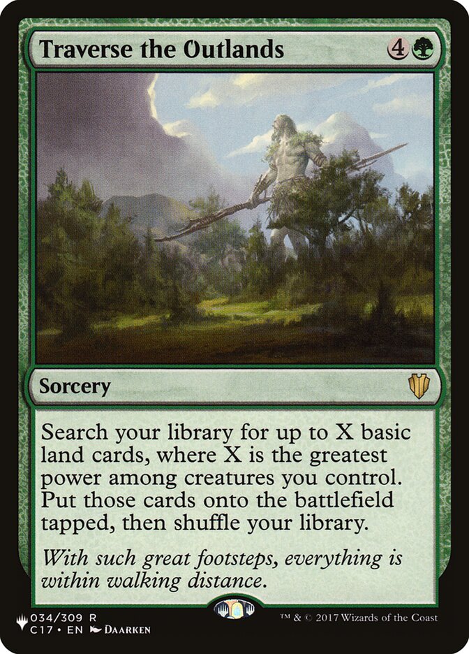Traverse the Outlands [The List] | Card Merchant Takapuna