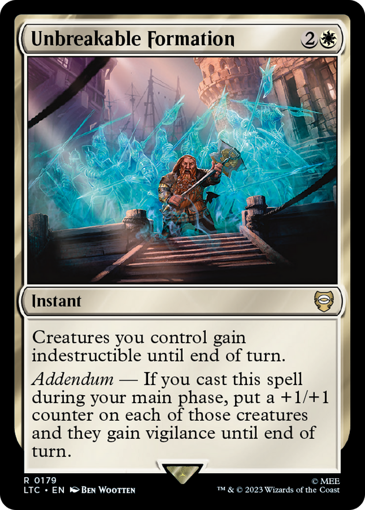 Unbreakable Formation [The Lord of the Rings: Tales of Middle-Earth Commander] | Card Merchant Takapuna