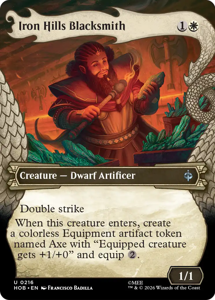 Iron Hills Blacksmith (Showcase) [The Hobbit] | Card Merchant Takapuna