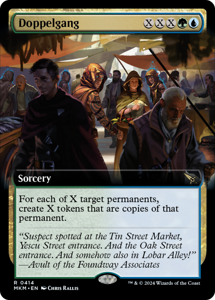Doppelgang (Extended Art) [Murders at Karlov Manor] | Card Merchant Takapuna