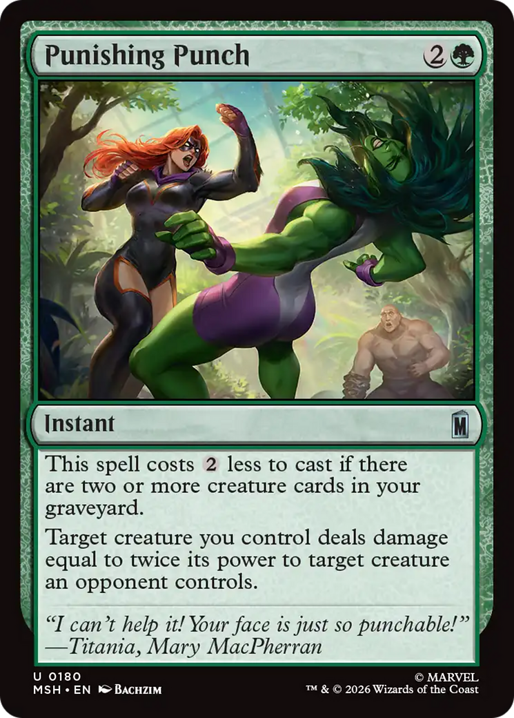 Punishing Punch [Marvel Super Heroes] | Card Merchant Takapuna