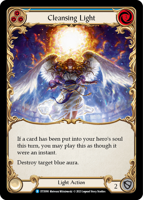 Cleansing Light (Blue) [DTD090] (Dusk Till Dawn)  Rainbow Foil | Card Merchant Takapuna
