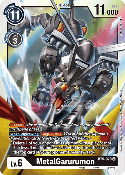 MetalGarurumon [BT5-070] [Battle of Omni] | Card Merchant Takapuna