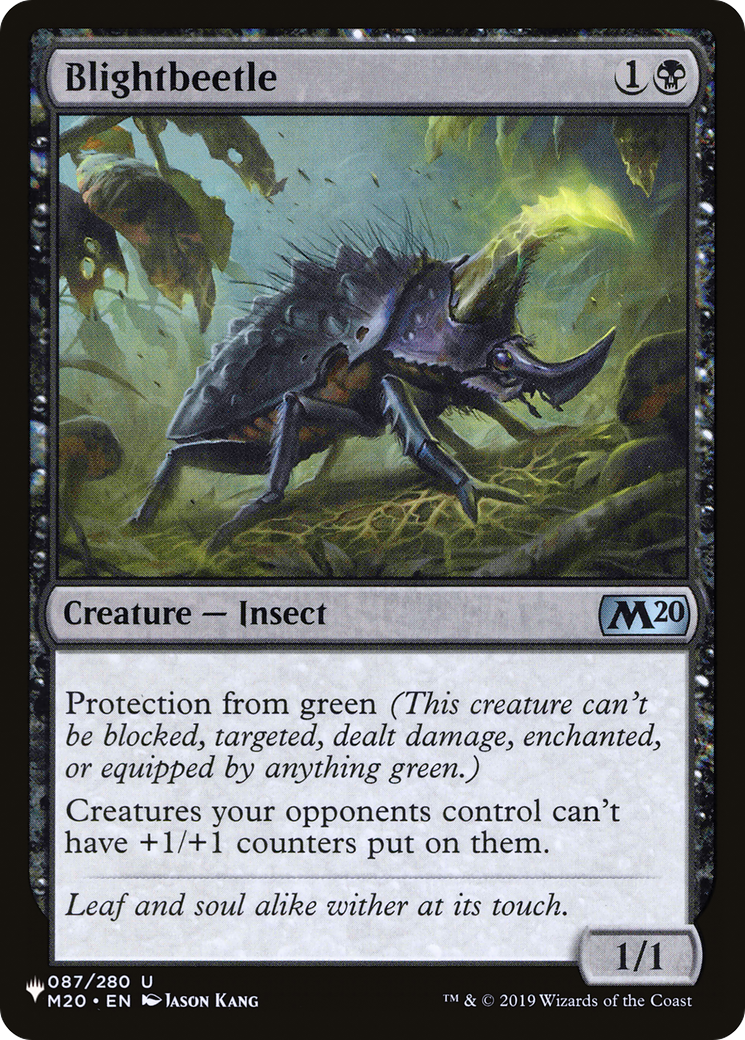 Blightbeetle [The List] | Card Merchant Takapuna