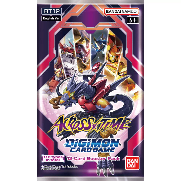 DGM Booster Pack BT12 - Across Time | Card Merchant Takapuna