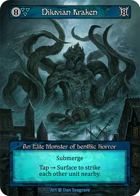 Diluvian Kraken - Beta | Card Merchant Takapuna