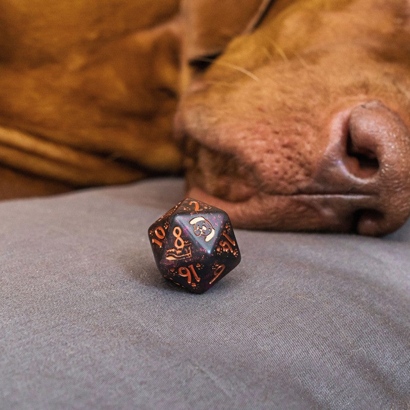 Q Workshop Dogs Dice Set - Luna Dice Set 7
