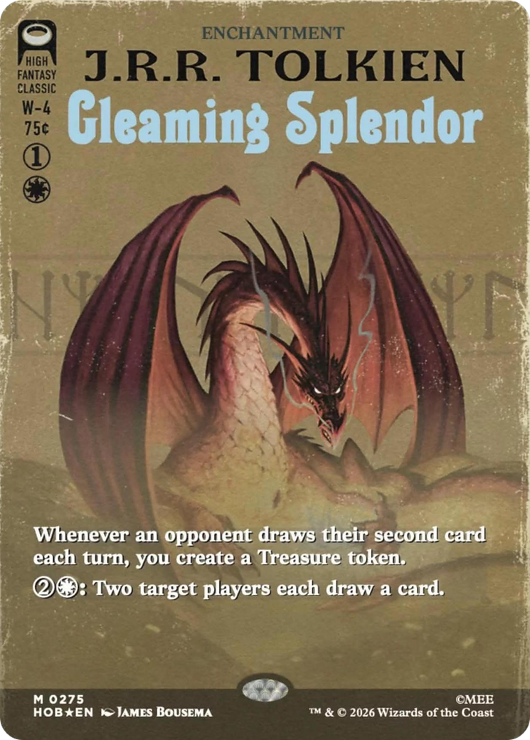 Gleaming Splendor (Borderless) [The Hobbit] | Card Merchant Takapuna