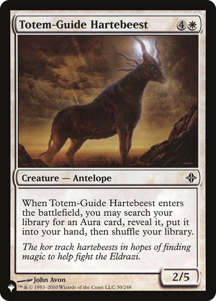 Totem-Guide Hartebeest [The List] | Card Merchant Takapuna
