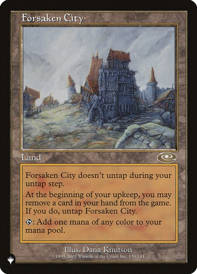 Forsaken City [The List] | Card Merchant Takapuna