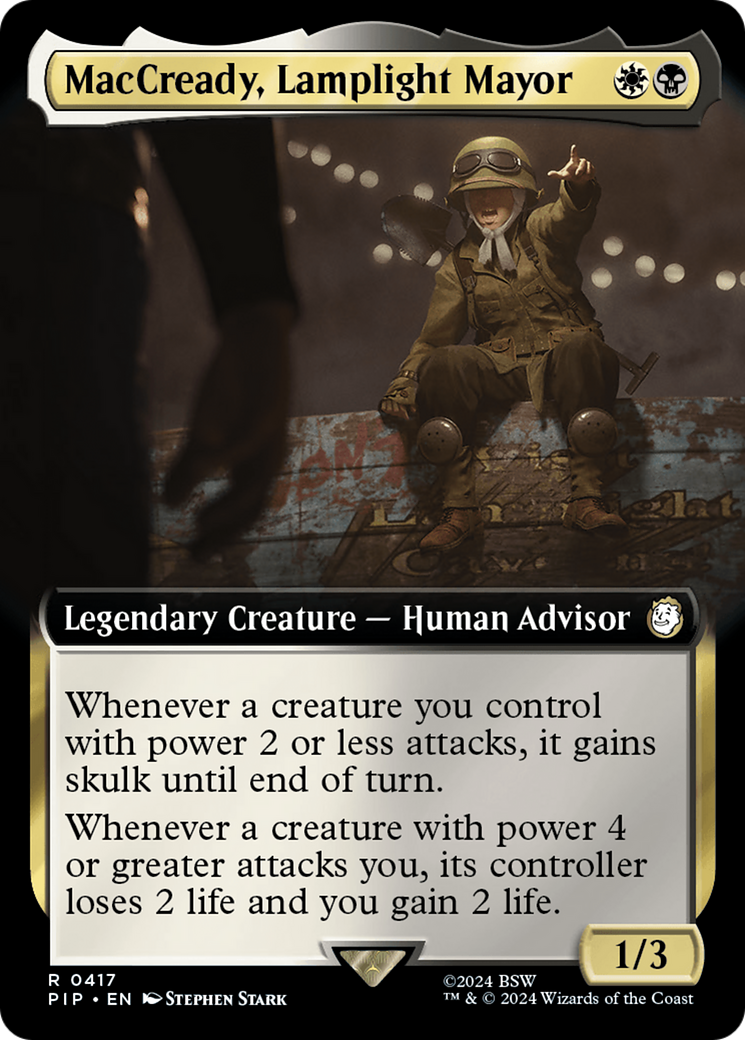 MacCready, Lamplight Mayor (Extended Art) [Fallout] | Card Merchant Takapuna