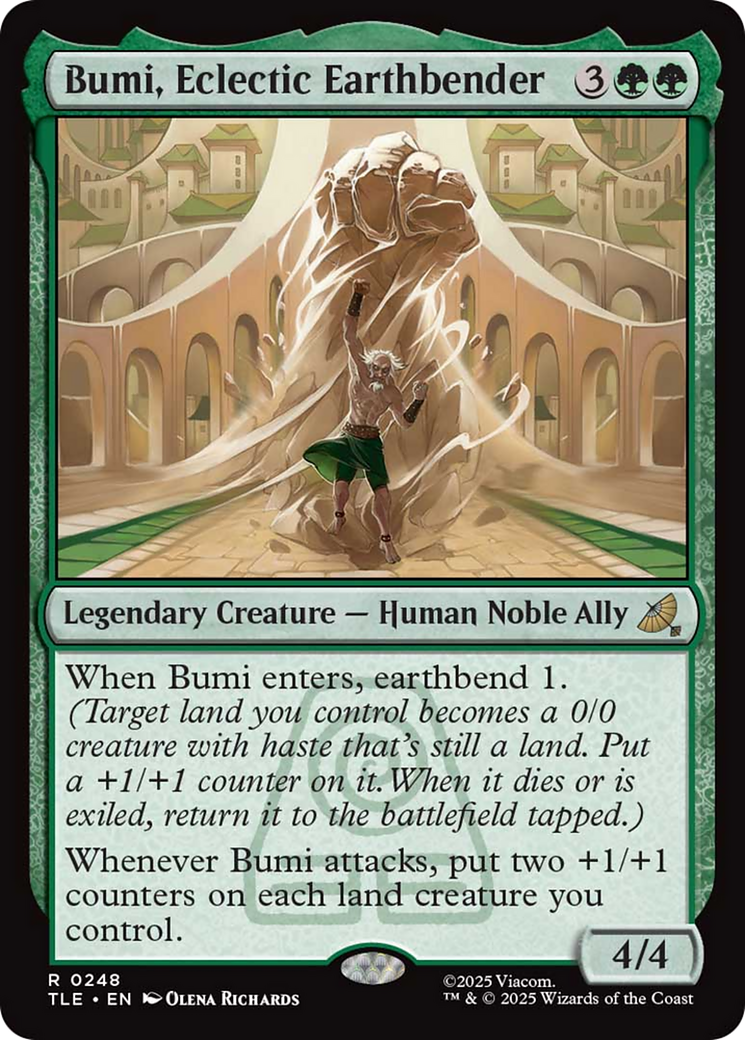 Bumi, Eclectic Earthbender [Avatar: The Last Airbender: Eternal-Legal] | Card Merchant Takapuna
