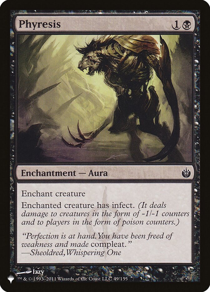 Phyresis [The List] | Card Merchant Takapuna