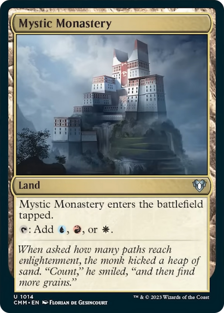 Mystic Monastery [Commander Masters] | Card Merchant Takapuna