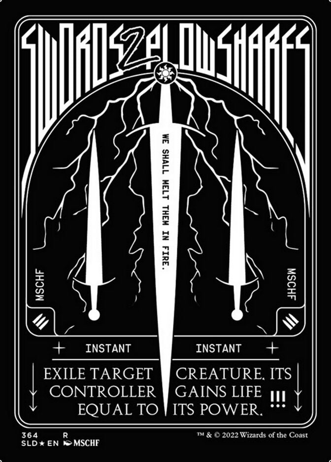 Swords to Plowshares (364) (Foil Etched) [Secret Lair Drop Series] | Card Merchant Takapuna
