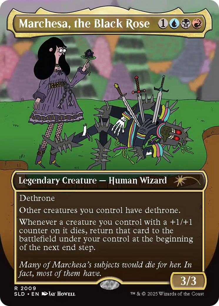 Marchesa, the Black Rose [Secret Lair Drop Series] | Card Merchant Takapuna