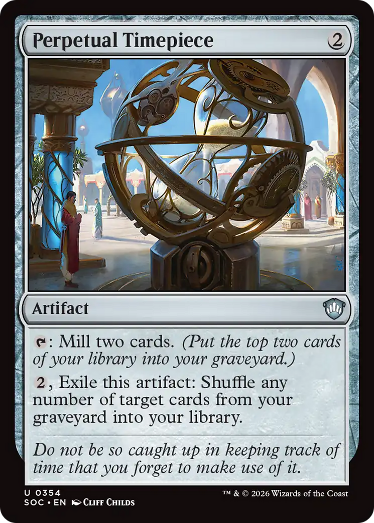 Perpetual Timepiece [Secrets of Strixhaven Commander] | Card Merchant Takapuna