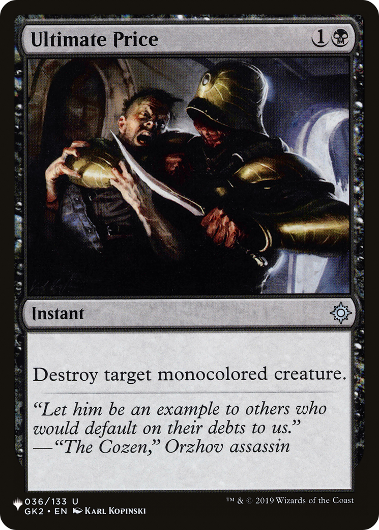 Ultimate Price [The List] | Card Merchant Takapuna