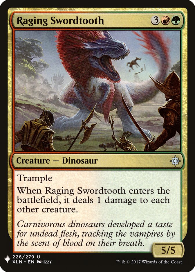 Raging Swordtooth [Mystery Booster] | Card Merchant Takapuna