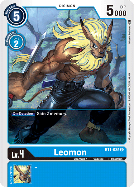 Leomon [BT1-035] [Release Special Booster Ver.1.0] | Card Merchant Takapuna