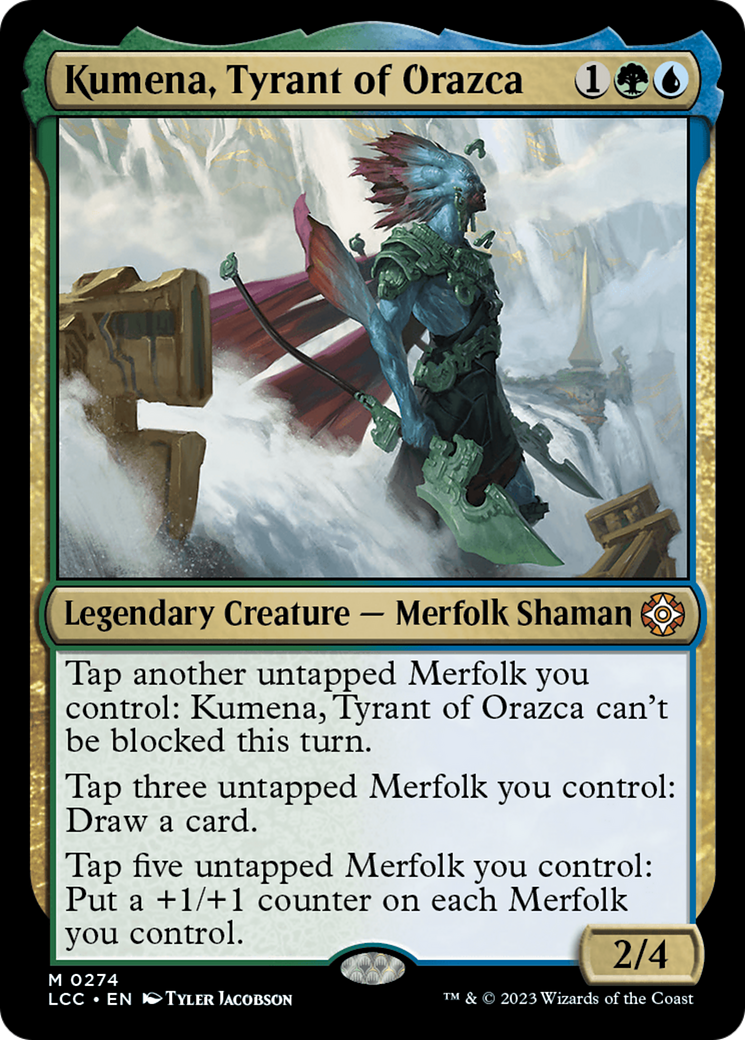 Kumena, Tyrant of Orazca [The Lost Caverns of Ixalan Commander] | Card Merchant Takapuna