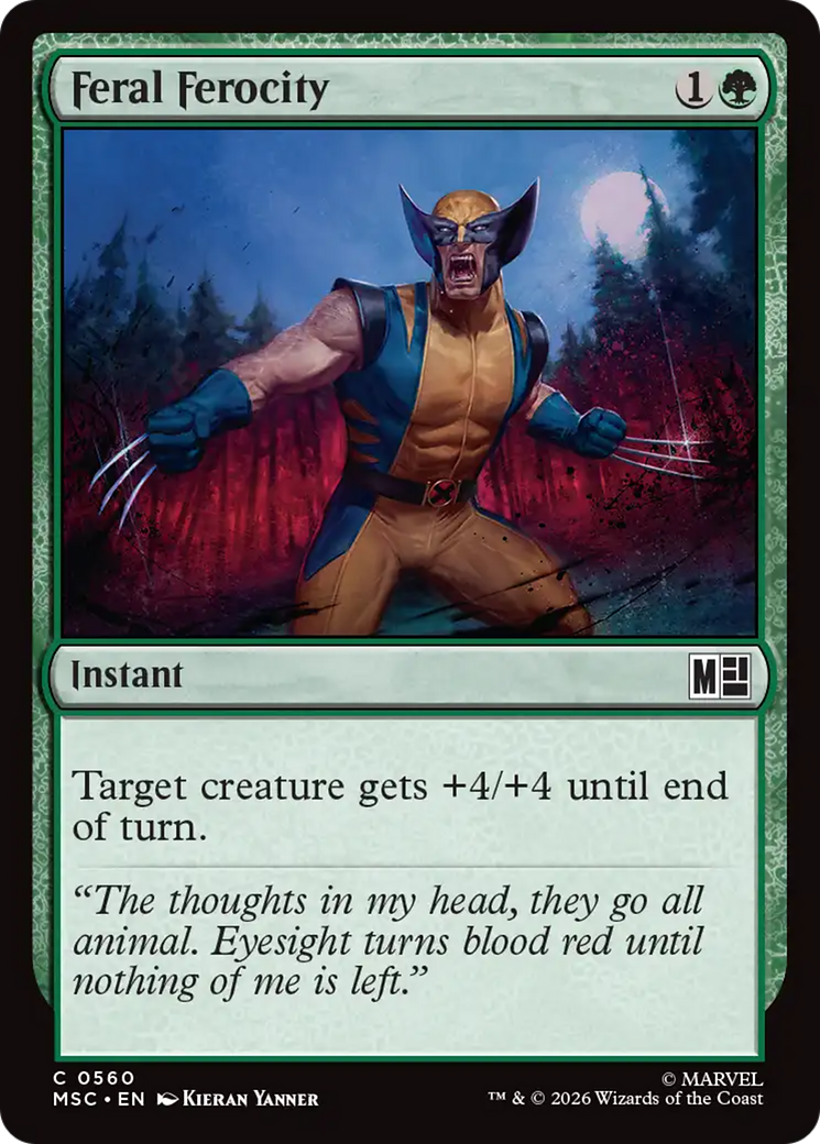 Feral Ferocity [Marvel Super Heroes Commander] | Card Merchant Takapuna