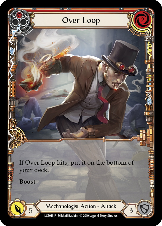 Over Loop (Red) [LGS013-P] (Promo)  1st Edition Normal | Card Merchant Takapuna