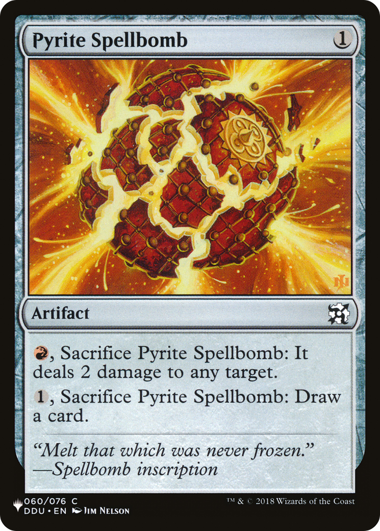 Pyrite Spellbomb [The List] | Card Merchant Takapuna