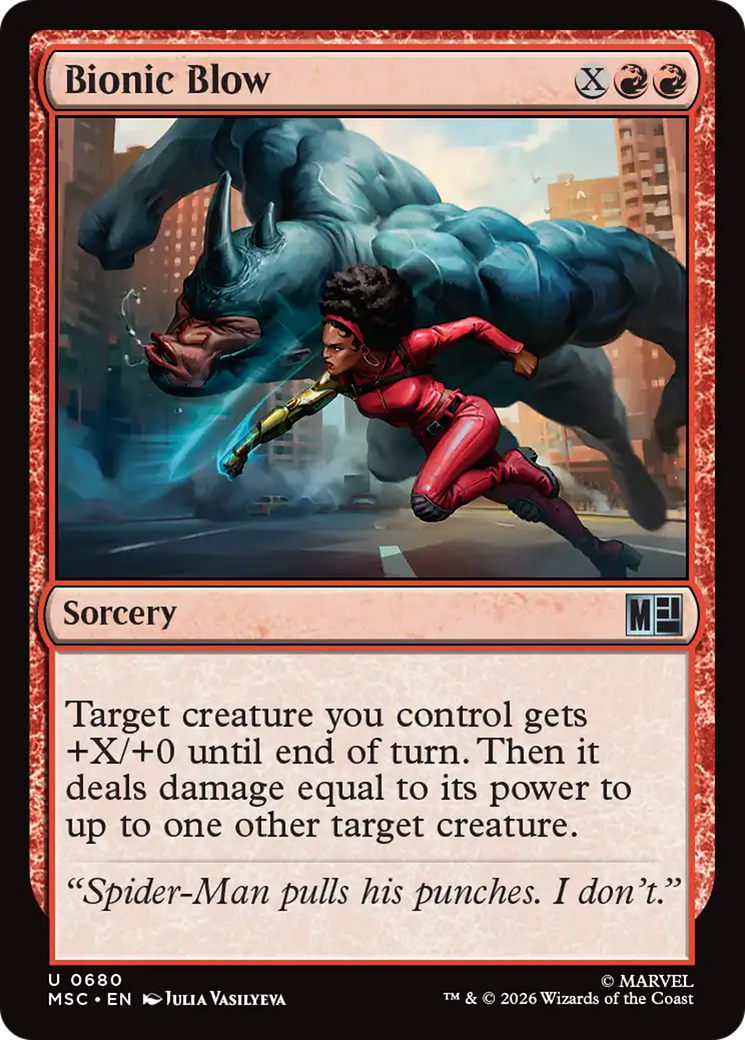 Bionic Blow [Marvel Super Heroes Commander] | Card Merchant Takapuna