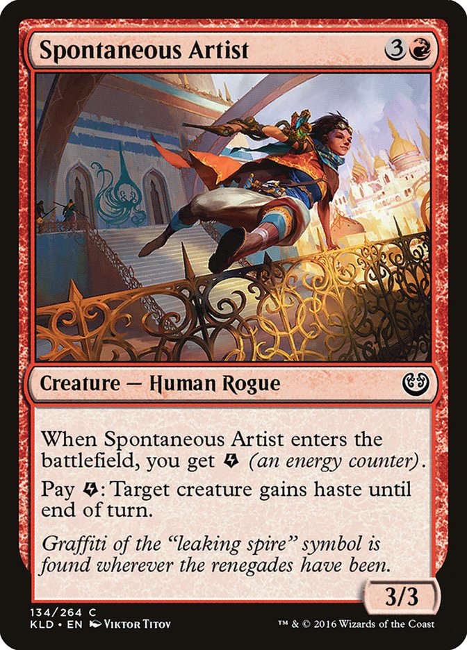 Spontaneous Artist [Kaladesh] | Card Merchant Takapuna