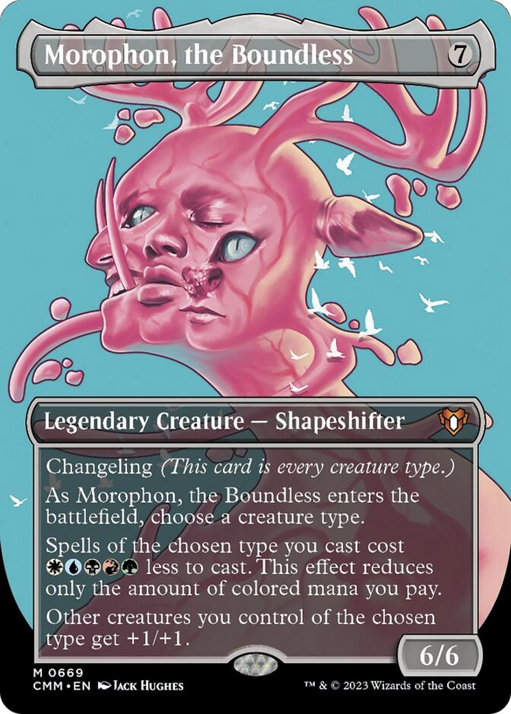Morophon, the Boundless (Borderless Profile) [Commander Masters] | Card Merchant Takapuna