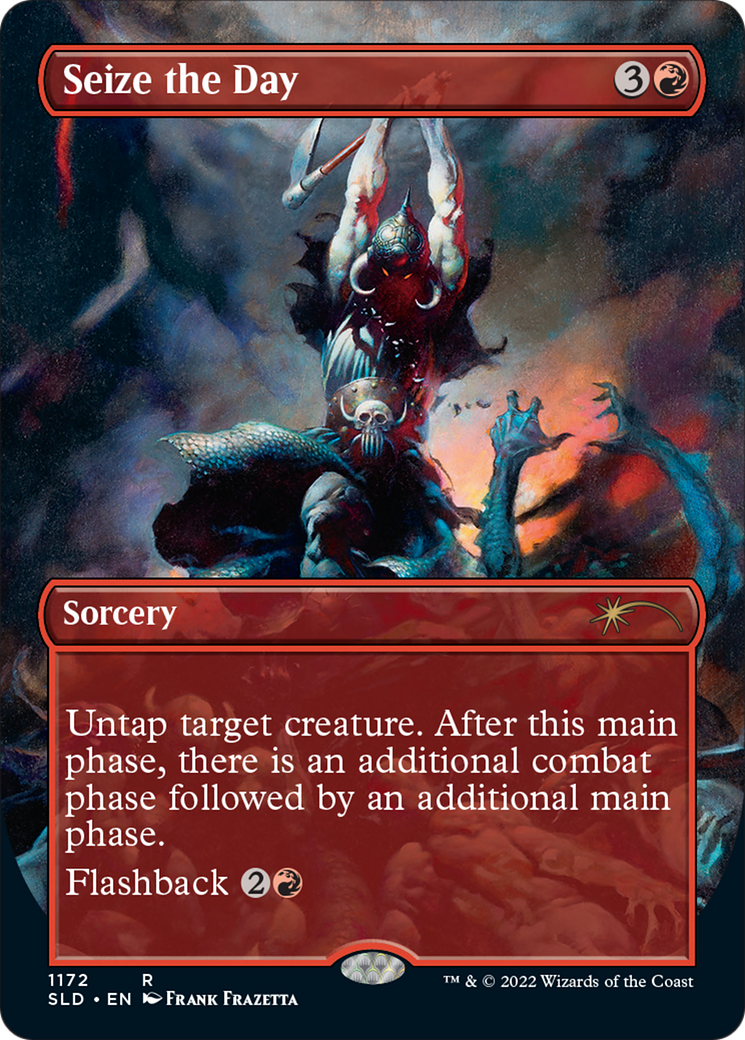Seize the Day (Borderless) [Secret Lair Drop Series] | Card Merchant Takapuna