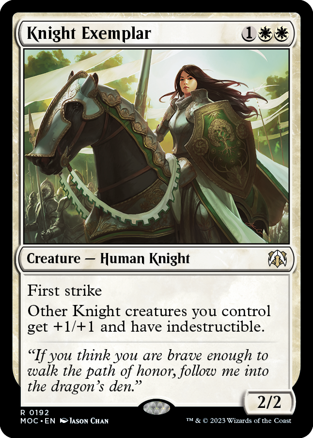 Knight Exemplar [March of the Machine Commander] | Card Merchant Takapuna