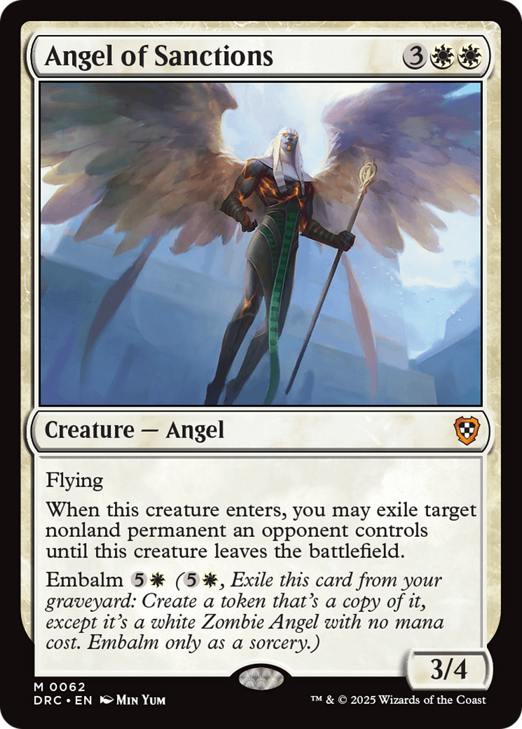 Angel of Sanctions [Aetherdrift Commander] | Card Merchant Takapuna