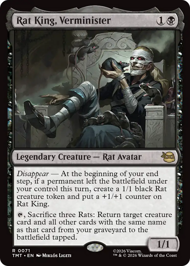 Rat King, Verminister [Teenage Mutant Ninja Turtles] | Card Merchant Takapuna