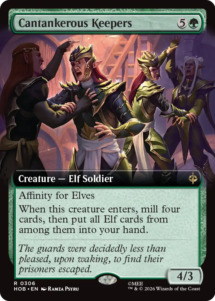 Cantankerous Keepers (Extended Art) [The Hobbit] | Card Merchant Takapuna