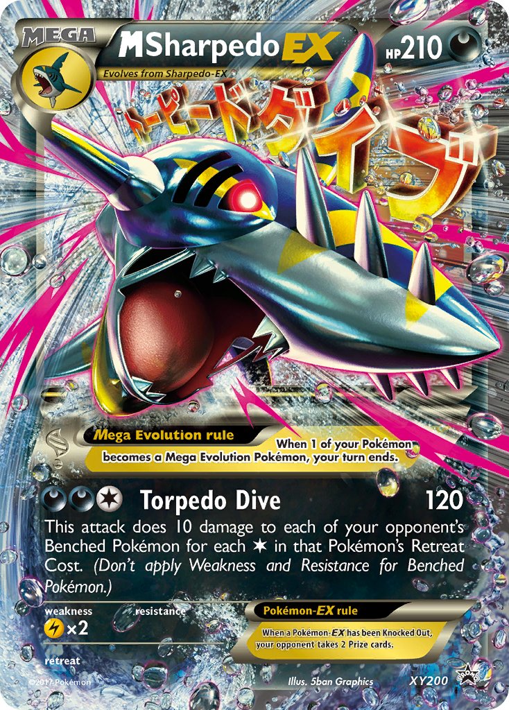 M Sharpedo EX (XY200) [XY: Black Star Promos] | Card Merchant Takapuna