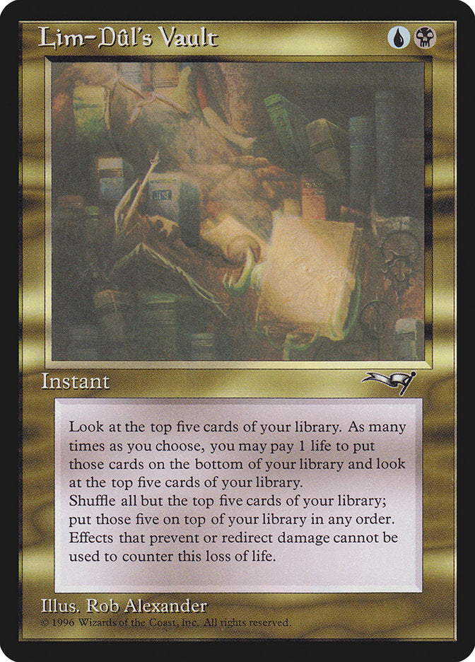Lim-Dul's Vault [Alliances] | Card Merchant Takapuna