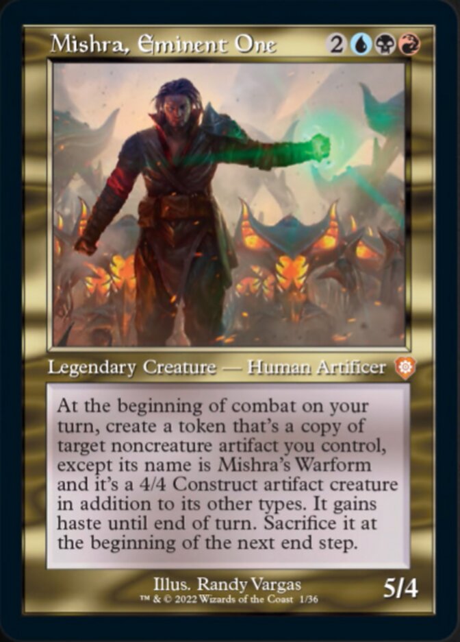 Mishra, Eminent One (001) (Retro) [The Brothers' War Commander] | Card Merchant Takapuna